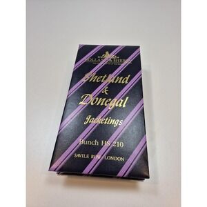 Vintage Holland & Sherry Shetland Donegal Wool Tweed HS 210 Fabric Swatch Book